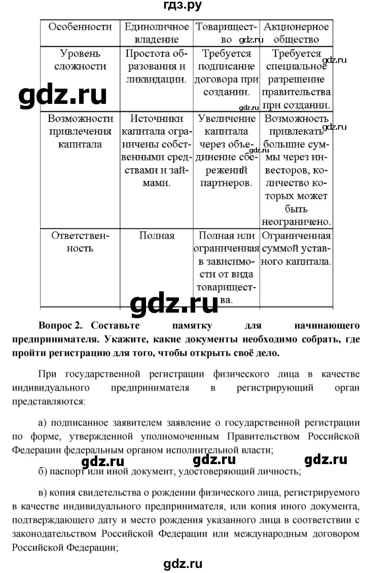 ГДЗ § §6 обществознание 11 класс Боголюбов, Лазебникова