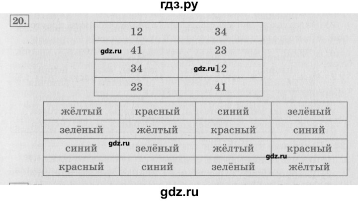 ГДЗ по информатике 3 класс  Горячев   раздел 4 - 20, Решебник