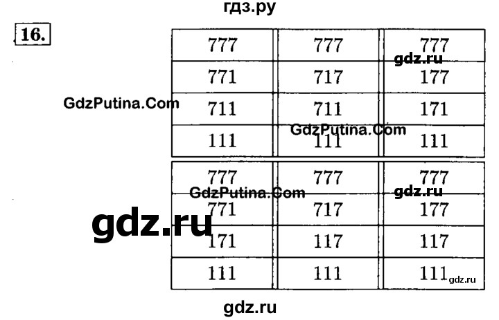 ГДЗ по информатике 4 класс  Горячев   часть 3 - 16, решебник