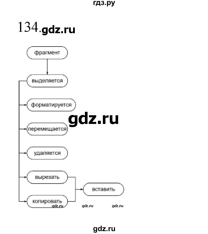 ГДЗ по информатике 5 класс Босова рабочая тетрадь Базовый уровень задание - 134, Решебник 2024