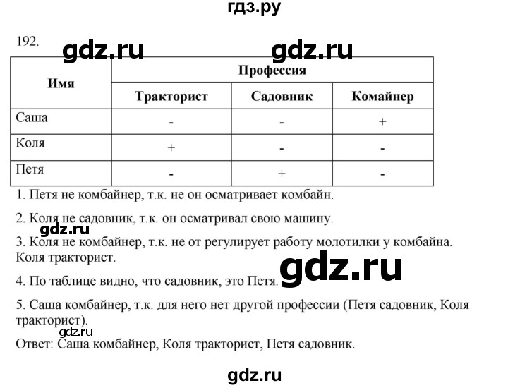 ГДЗ по информатике 5 класс Босова рабочая тетрадь Базовый уровень задание - 192, Решебник 2024