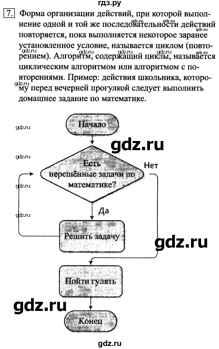 ГДЗ по информатике 6 класс  Босова   §17 - 7, Решебник №2