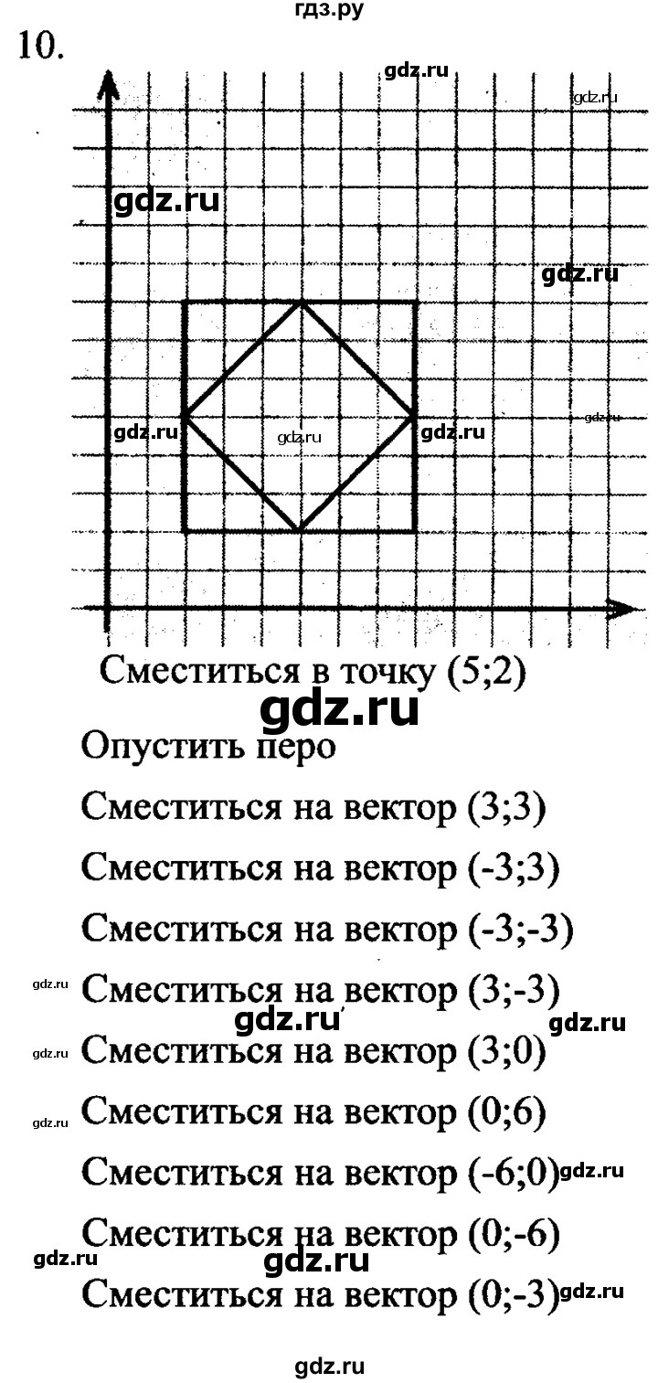 ГДЗ по информатике 6 класс  Босова   §18 - 10, Решебник №2