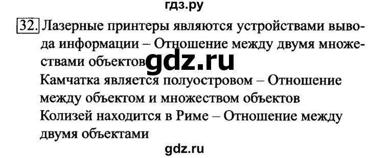 ГДЗ по информатике 6 класс  Босова   Рабочая тетрадь - 32, Решебник №2