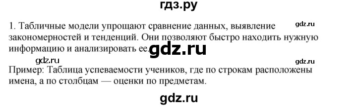 ГДЗ по информатике 6 класс  Босова   §11 - 1, Решебник №1