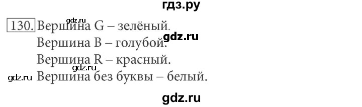 ГДЗ по информатике 7 класс  Босова рабочая тетрадь Базовый уровень задание - 130, Решебник 2016