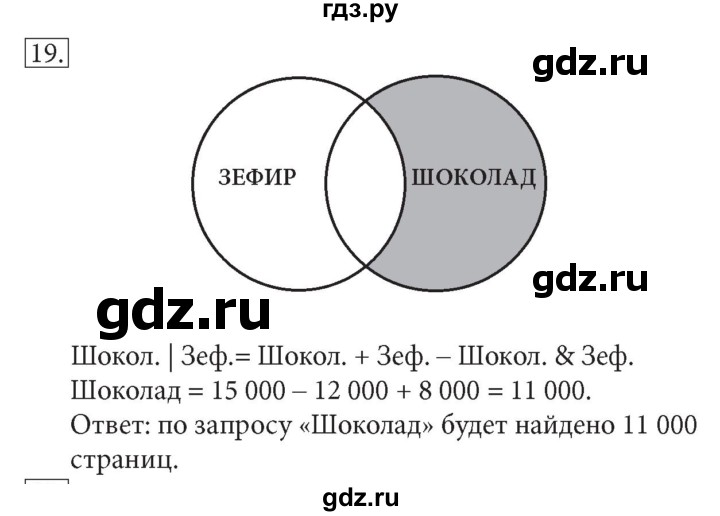 ГДЗ по информатике 7 класс  Босова рабочая тетрадь Базовый уровень задание - 19, Решебник 2016