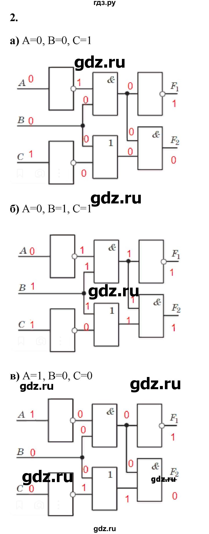 ГДЗ по информатике 8 класс  Босова  Базовый уровень глава 2 / §2.4 - 2, Решебник 2023