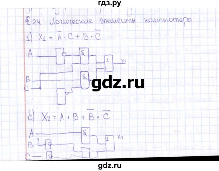 ГДЗ по информатике 10 класс Поляков  Углубленный уровень параграф - § 24, Решебник