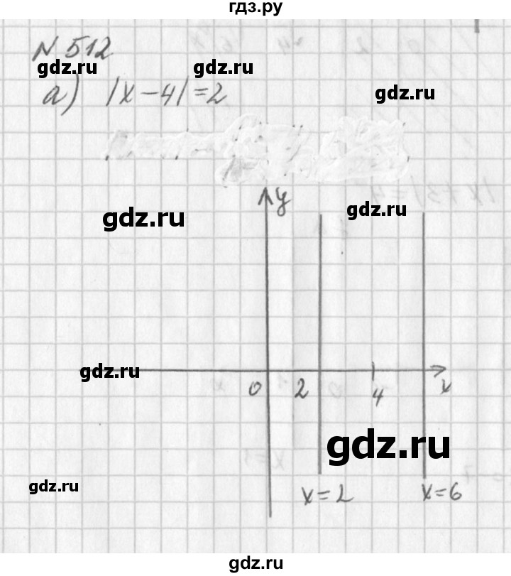 ГДЗ упражнение 512 алгебра 7 класс Дорофеев, Суворова