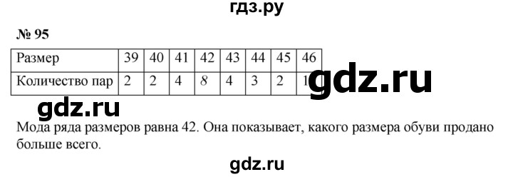 ГДЗ по алгебре 7 класс  Дорофеев   упражнение - 95, Решебник к учебнику 2020