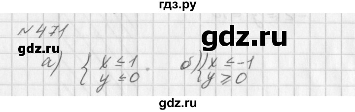 ГДЗ по алгебре 7 класс  Дорофеев   упражнение - 471, Решебник к учебнику 2016