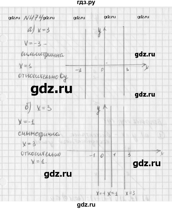 ГДЗ по алгебре 7 класс  Дорофеев   упражнение - 474, Решебник к учебнику 2016