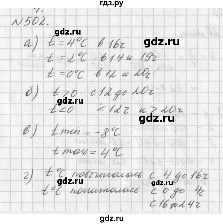 ГДЗ по алгебре 7 класс  Дорофеев   упражнение - 502, Решебник к учебнику 2016