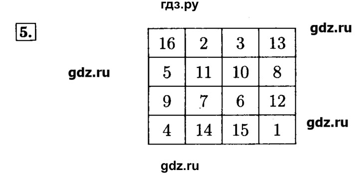ГДЗ по математике 5 класс  Бунимович задачник  часть 2 / Магические квадраты - 5, Решебник №2