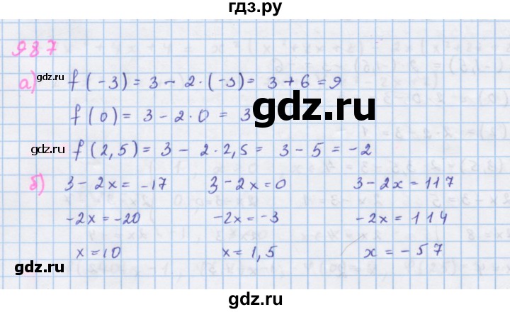 ГДЗ по алгебре 7 класс  Макарычев  Углубленный уровень упражнение - 987, Решебник №1 к учебнику 2018