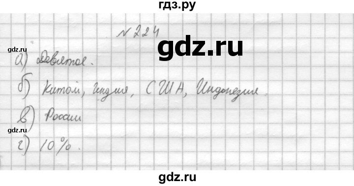 ГДЗ по алгебре 8 класс  Дорофеев   упражнение - 224, Решебник к учебнику 2014