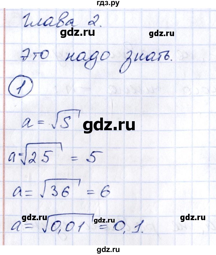 ГДЗ по алгебре 8 класс  Дорофеев   чему вы научились / глава 2 / это надо знать - 1, Решебник к учебнику 2014