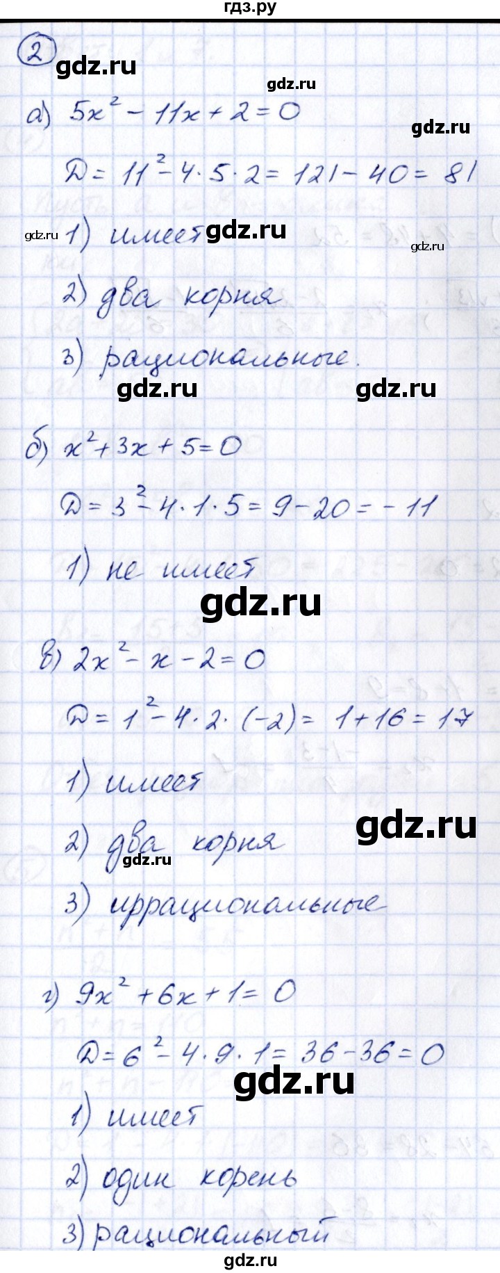 ГДЗ по алгебре 8 класс  Дорофеев   чему вы научились / глава 3 / это надо уметь - 2, Решебник к учебнику 2014