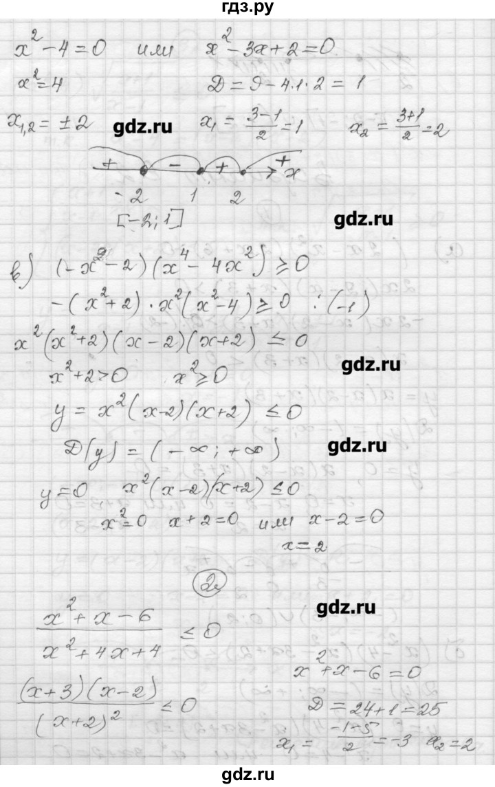 ГДЗ по алгебре 9 класс  Ершова самостоятельные и контрольные работы  алгебра / самостоятельная работа / С-6 - В2, Решебник