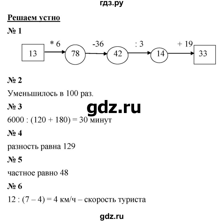 ГДЗ по математике 5 класс  Мерзляк  Базовый уровень решаем устно - 19, Решебник к учебнику 2021