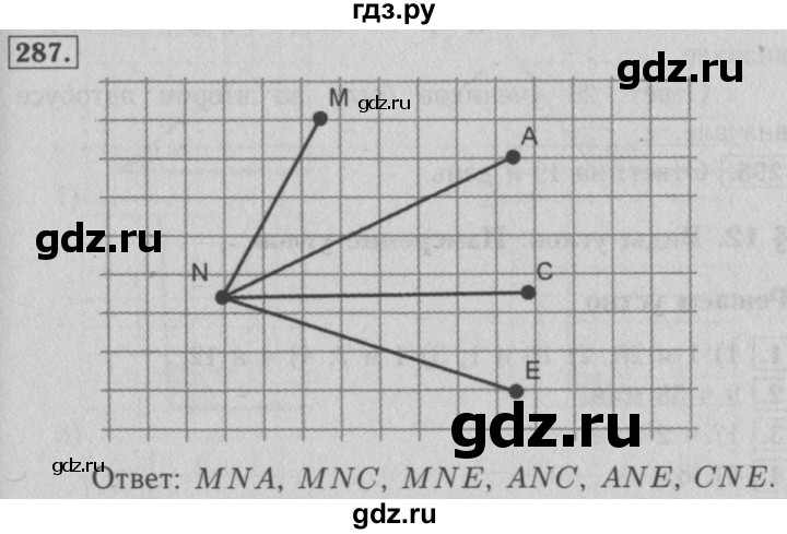 ГДЗ по математике 5 класс  Мерзляк  Базовый уровень номер - 287, Решебник №2 к учебнику 2016