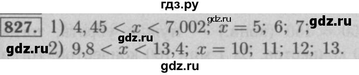 ГДЗ по математике 5 класс  Мерзляк  Базовый уровень номер - 827, Решебник №2 к учебнику 2016