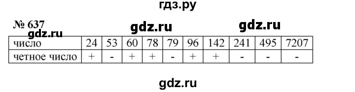 ГДЗ по математике 5 класс  Мерзляк  Базовый уровень номер - 637, Решебник к учебнику 2023