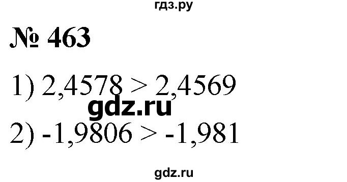 ГДЗ по алгебре 8 класс  Мерзляк  Базовый уровень упражнение - 463, Решебник 2019