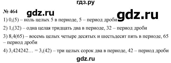 ГДЗ по алгебре 8 класс  Мерзляк   номер - 464, Решебник к учебнику 2019