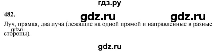 ГДЗ по алгебре 8 класс  Мерзляк  Базовый уровень упражнение - 482, Решебник 2023