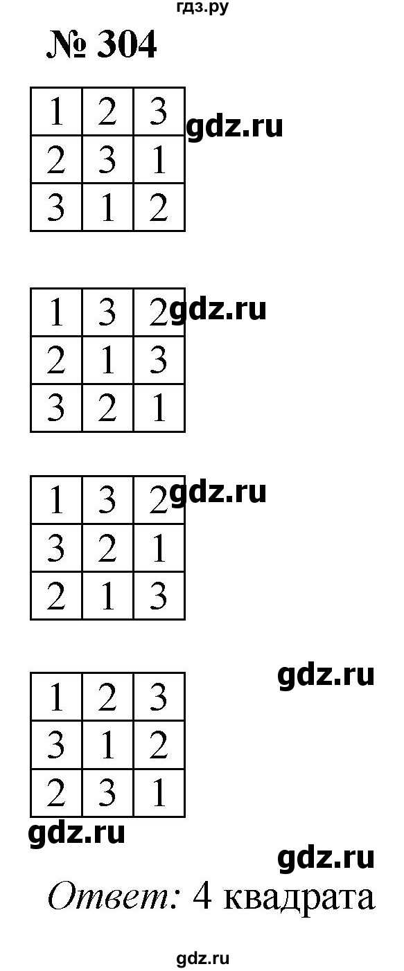 ГДЗ номер 304 математика 5 класс рабочая тетрадь Мерзляк, Полонский