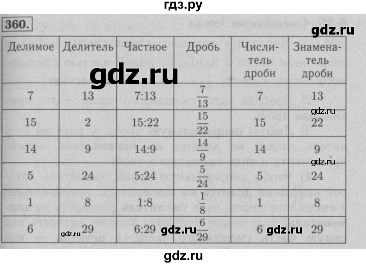 ГДЗ по математике 5 класс  Мерзляк рабочая тетрадь Базовый уровень номер - 360, Решебник №3 к тетради 2020