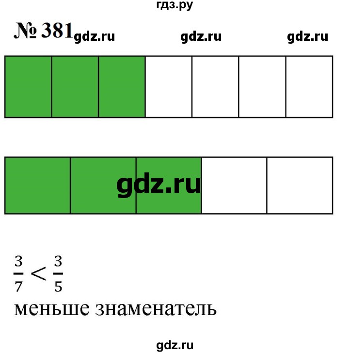 ГДЗ по математике 5 класс  Мерзляк рабочая тетрадь Базовый уровень номер - 381, Решебник к тетради 2023