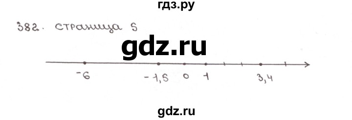 ГДЗ по математике 6 класс Мерзляк рабочая тетрадь  задание - 382, Решебник №1