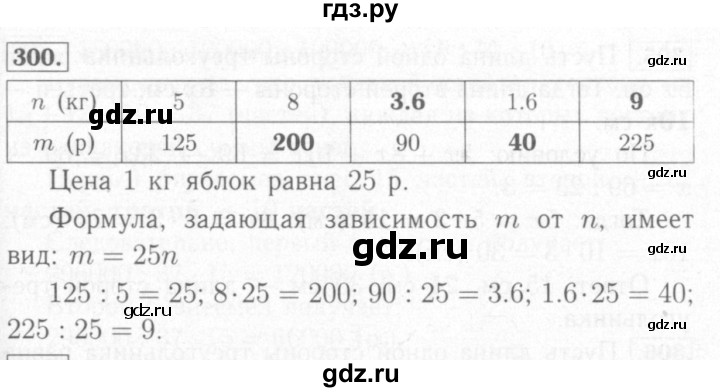 ГДЗ по математике 6 класс Мерзляк рабочая тетрадь  задание - 300, Решебник №2