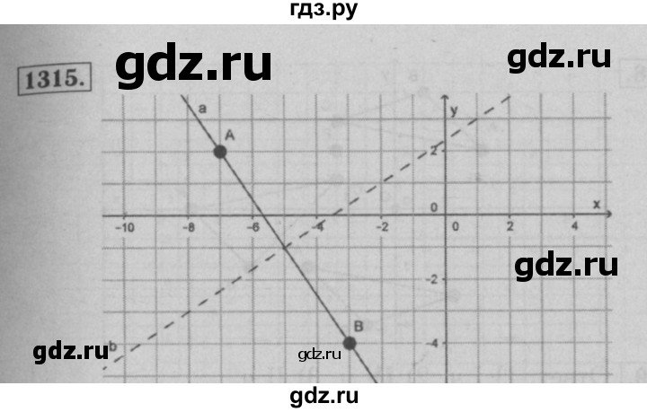 ГДЗ по математике 6 класс  Мерзляк  Базовый уровень номер - 1315, Решебник №2 к учебнику 2016