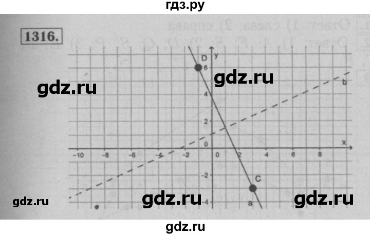 ГДЗ по математике 6 класс  Мерзляк  Базовый уровень номер - 1316, Решебник №2 к учебнику 2016