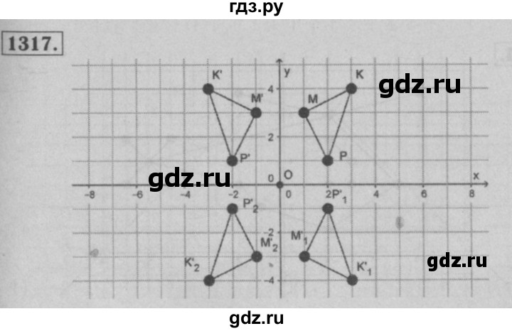 ГДЗ по математике 6 класс  Мерзляк  Базовый уровень номер - 1317, Решебник №2 к учебнику 2016