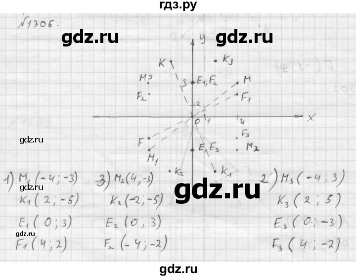 ГДЗ по математике 6 класс  Мерзляк  Базовый уровень номер - 1306, Решебник №1 к учебнику 2016