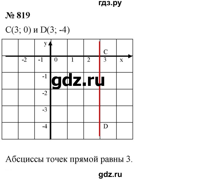 ГДЗ по алгебре 7 класс  Мерзляк  Базовый уровень номер - 819, Решебник №2 к учебнику 2016