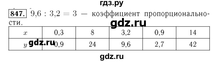 ГДЗ по алгебре 7 класс  Мерзляк  Базовый уровень номер - 847, Решебник №4 к учебнику 2016