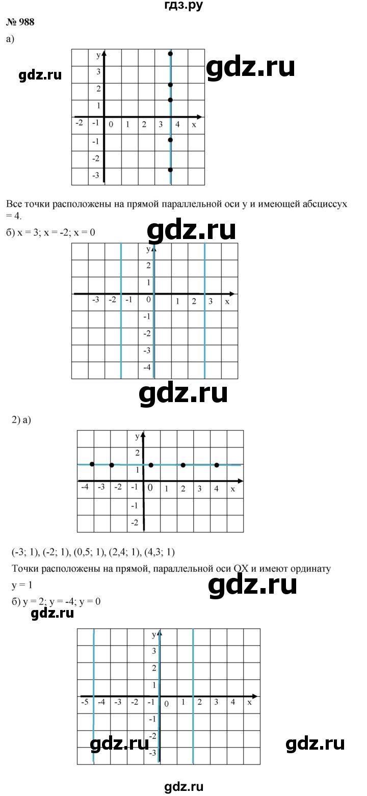 ГДЗ по математике 6 класс  Дорофеев  Базовый уровень глава 11 / упражнение - (988), Решебник к учебнику 2019