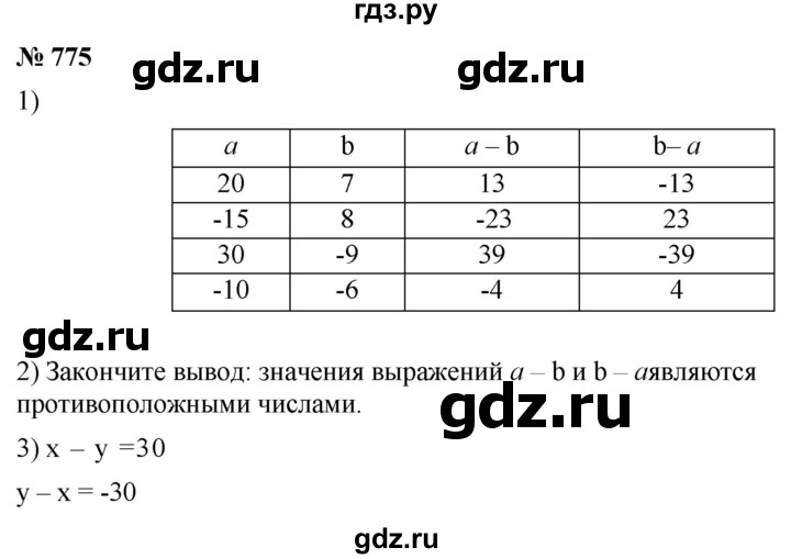 ГДЗ по математике 6 класс  Дорофеев  Базовый уровень глава 9 / упражнение - 9.71 (775), Решебник к учебнику 2019