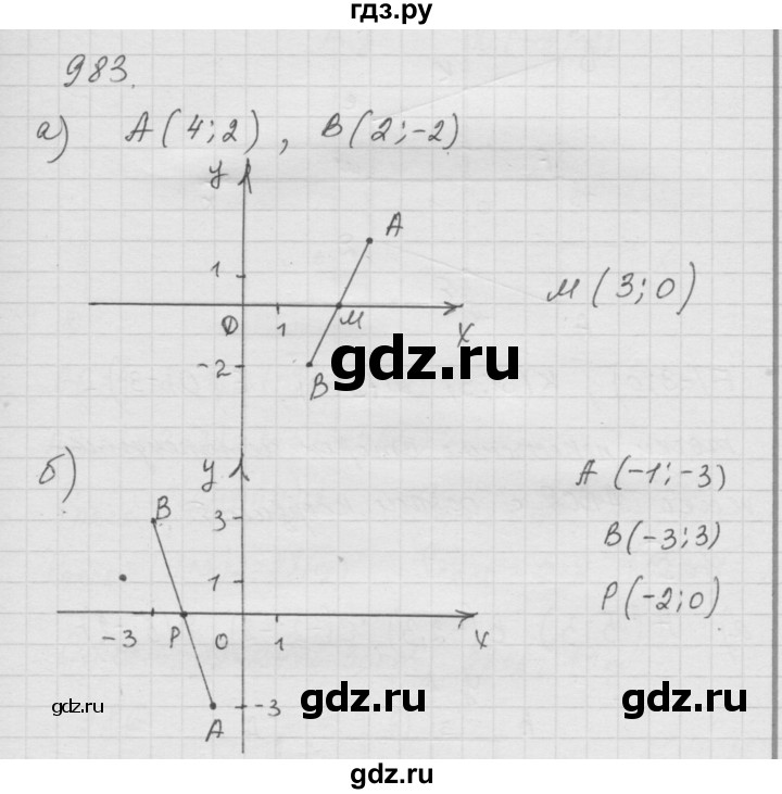 ГДЗ по математике 6 класс  Дорофеев  Базовый уровень глава 11 / упражнение - (983), Решебник к учебнику 2014