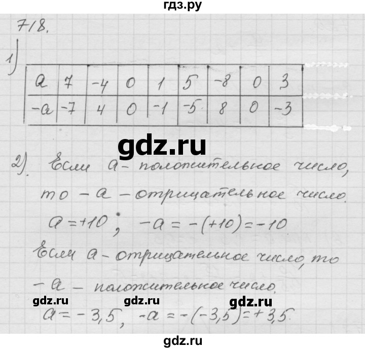 ГДЗ по математике 6 класс  Дорофеев  Базовый уровень глава 9 / упражнение - 9.14 (718), Решебник к учебнику 2014
