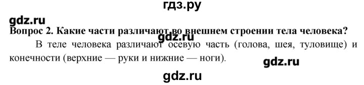 ГДЗ по биологии 8 класс  Пасечник   вопрос к параграфу / 5 - 2, Решебник