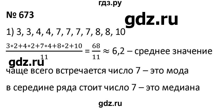 ГДЗ по алгебре 9 класс  Мерзляк   упражнение - 673, Решебник к учебнику 2021