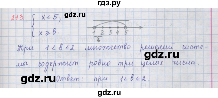ГДЗ по алгебре 9 класс  Мерзляк   упражнение - 213, Решебник №1 к учебнику 2016