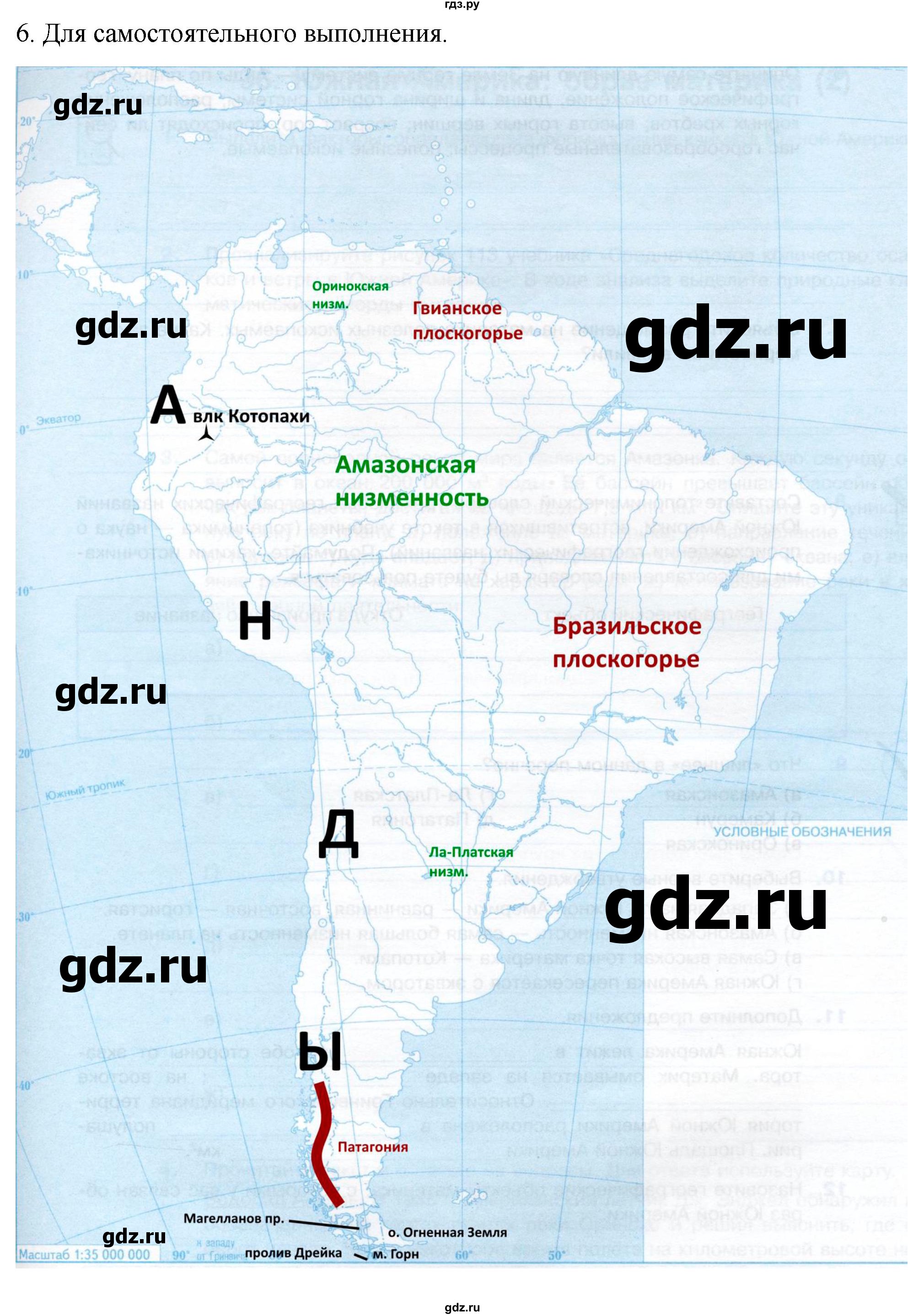 ГДЗ §35 / вопрос 6 география 7 класс Алексеев, Николина